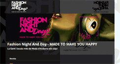 Desktop Screenshot of fashionnightandday.com